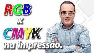 RGB x CMYK na impressão.