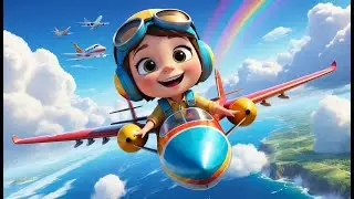 Jet Plane Adventure Song | High-Flying Kids Song | Zoom Through the Clouds & Explore the Sky!