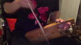 Stefan jamming Nordic Bowed Lyre