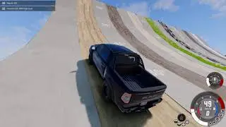 Dodge RAM VS BMW Jumping downhill - Gameplay Beamng drive Axel Garage