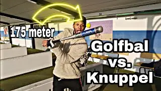 GOLFBALLEN SLAAN met HONKBAL KNUPPEL!!