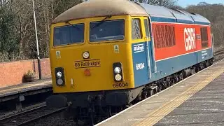 &ldquo;RIDC Melton&rdquo; 69004 light (100 tonnes) loco 0E30 13:55 8E Lea Road 4/3/2025