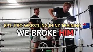 KurtIs EP1 | We Broke Him at Pro Wrestling Training in NZ
