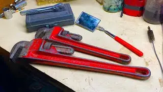 Encuentro 2 llaves de plomero Craftsman hechas en Japón cazando herramientas en USA