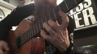 Zakk Wylde Showing His Skills on a  Classical Guitar 