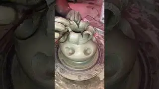 pottery with clay🌸#shorts​ #viral​#video​ #trending​ #pottery​#clay​#art​#like​#love​#music​ #india​