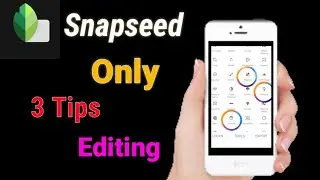 Snapseed - Just 3 Steps Dark and black Effect edit easily 😜 / Snapseed photo editing 2020