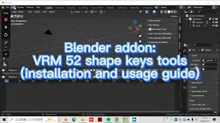 Blender addon add 52 shape keys(ARKit) to a vroid studio generate models(VRM). (vrm52sktools1.zip)