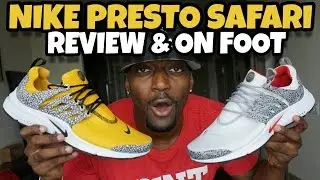 GOLD NIKE PRESTO SAFARI & WHITE REVIEW & ON FOOT