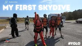 I TOOK MY GIRL SKYDIVING FOR HER BDAY! HERE'S MY JUMP!! #FirstTime #skydiving!