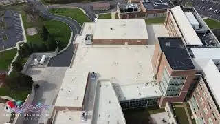 SUPER SATISFYING TIME LAPSE VIDEO OF HUGE COMMERCIAL FLAT ROOF CLEANING!! ROOF CLEANED IN 7HRS!