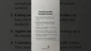 Food Facts I Bet You Didn&rsquo;t Know #foodfacts #didyouknow