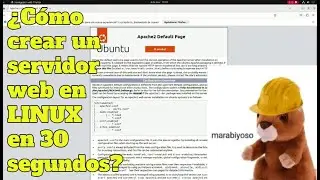 ¿Cómo crear un SERVIDOR WEB en LINUX?