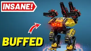Behemoth with New Weapon Smuta - War Robots Test Server