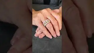 18ct Gold Fancy Yellow Diamond Eternity Band Ring