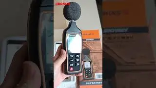 A portable sound level meter noise tester decibel meter SW 524 #digital meter