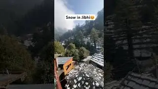Snow in Jibhi😍|| Daksh Sharma vlogs ||  #snowfall