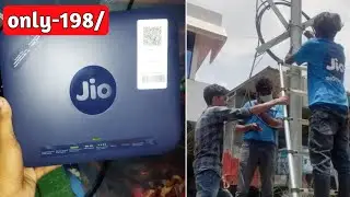 Jio Fiber New Internet connection only-198/😱😱⚡⚡