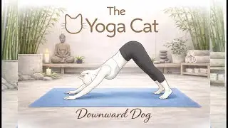 Downward Dog Pose | Gentle Yoga with The Yoga Cat