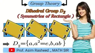 Rotation and Reflection of Symmetry Rectangle _ Dihedral group D2