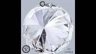 2 5ct Round F VS1 IGI certified Lab Diamond front orbisgems