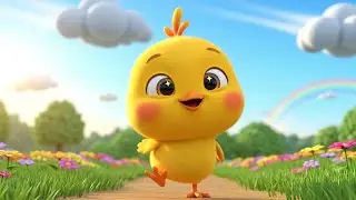 GÀ CON LON TON _ Nhạc Thiếu Nhi Vui Nhộn  _  #xuhuong #funny #cartoon #trending #cute #chobe#ai