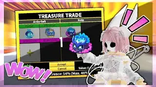 TRADING for INSANE DEALS in Blox Fruit ( Roblox )