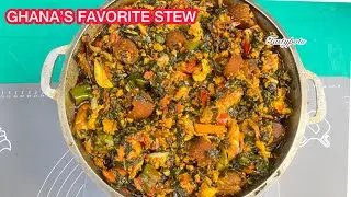 HOW TO MAKE THE AUTHENTIC GHANAIAN AQUSHI KONTOMIRE STEW 