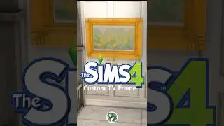 How to make a custom framed TV in The Sims 4