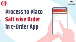 Process to Place Salt wise order in eOrder App [Hindi]