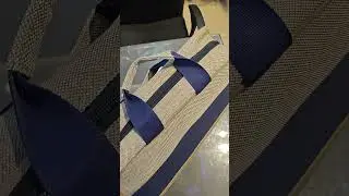 Blue Flap Jute Conference bag