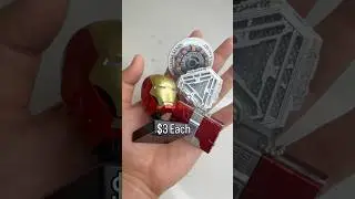 Everything for $3 Each! 😭 #gacha #marvel #ironman #arcreactor #tonystark #toys #miniature #figure