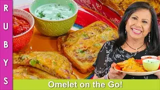 Omelet on the Go Fast & Easy Breakfast Idea Recipe in Urdu Hindi - RKK