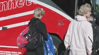 Watch: Defending champs, Arnold leaves for State