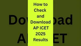 How to check AP ICET Results 2025 | How to download AP ICET Results 2025 | AP ICET Results 2025