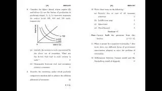 BECC - 101 December 2021 Question Paper