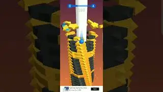 gameplay of drop stack ball fall helix blast crash 3D