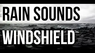 Rain on a Windshield Sound Effect (no road noise; loopable) [AMBIENCE]