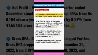 ICICI Bank Q3FY23 Earnings- Profit jumps 34% #shorts #stockmarketforbeginners #icicibank #buyindips