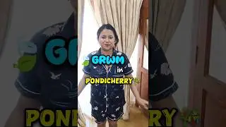GRWM in Pondicherry🌴🌊 Let's get ready to explore Pondicherry | Pondicherry Outfit Ideas #pondicherry