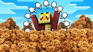 Ich spiele Cookie Clicker, aber in Minecraft