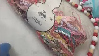 Hobby lobby 30 pack sampler ribbon $5.99 For Valentines heart pillow embellishment! 