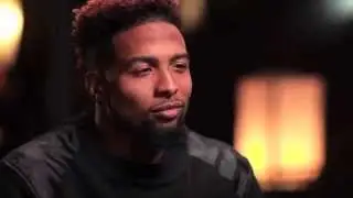 Odell Beckham Jr. with Michael Strahan