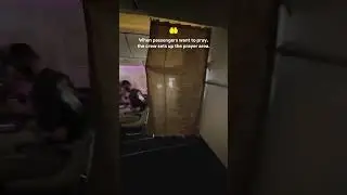 Did You Know That Saudi Arabian Airlines✈️ Has a Mosque On Board🕌 #shorts #youtubeshorts  #mosque
