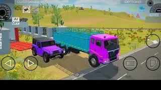 Off roding tractor washing Mahindra Thar wala game video swaraj tractor washing JCB backhoe ka video