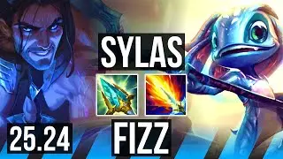 SYLAS vs FIZZ (MID) | EUW Master | 25.24