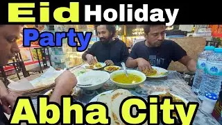 EID HOLIDAY EATING WITH FRIENDS | ABHA KHAMIS MUSHAIT | NEPALI VLOG ROAD TRIP
