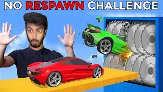 1 Respawn = 1 Challenge 🥵 | No Respawn Challenge | Gta 5 Stunt Races - Black Fox