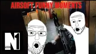 Airsoft Funny Moments| Indoor cqb gameplay at 📍Project N1