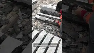 Manual Stone Cutting &ndash; Raw Power and Skill in Construction!